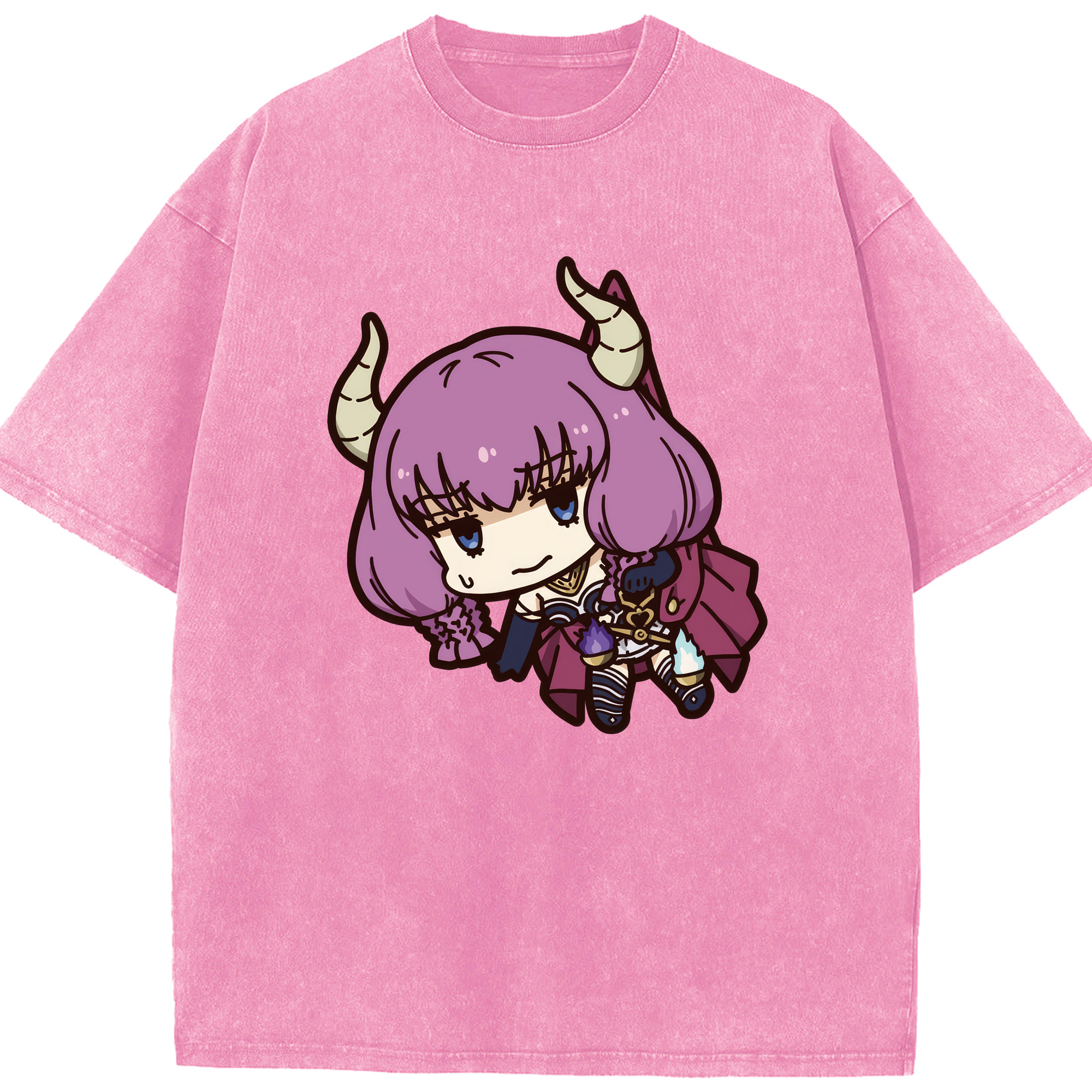 （画像用） 葬送のフリーレン Frieren 綿100% ヴィンテージ風 半袖Tシャツ（フロントプリント）